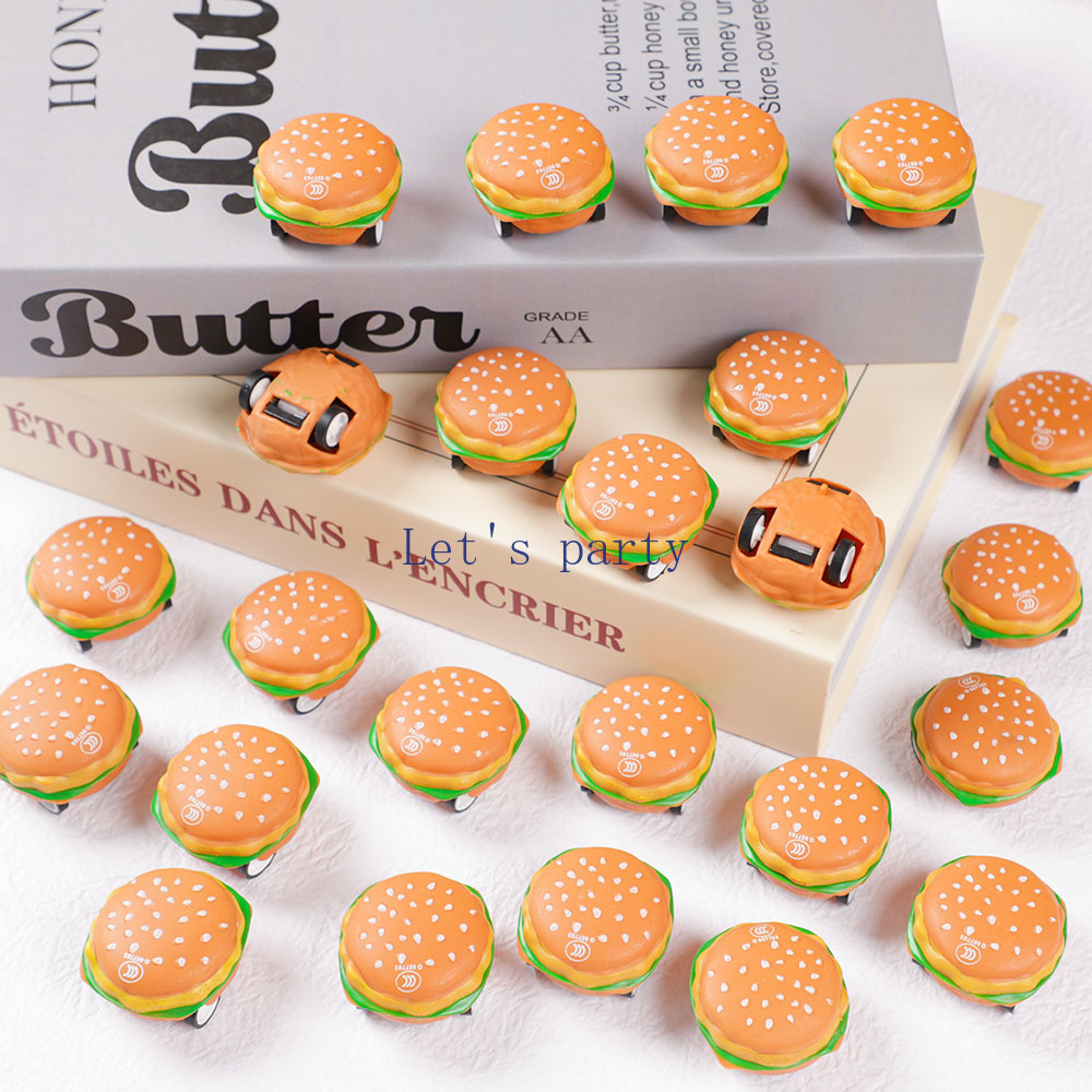 Baby Food Mixer - 15 Uds Mini lindo hamburguesa 3D