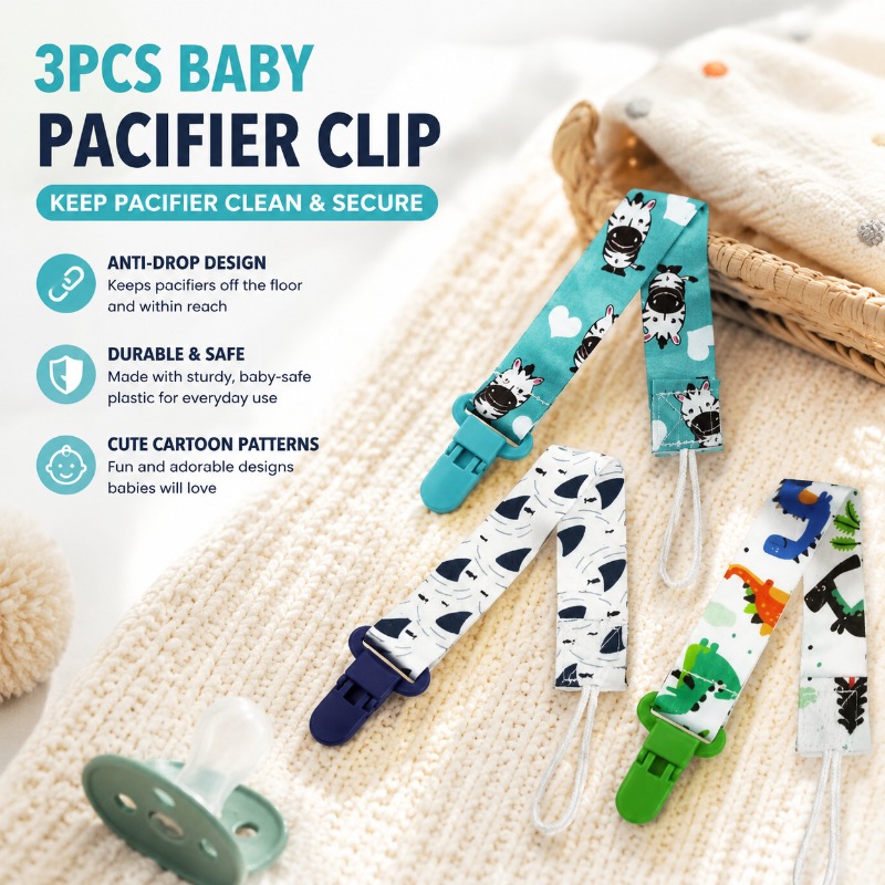 Baby Food Pacifier - Clip para chupete de bebé con