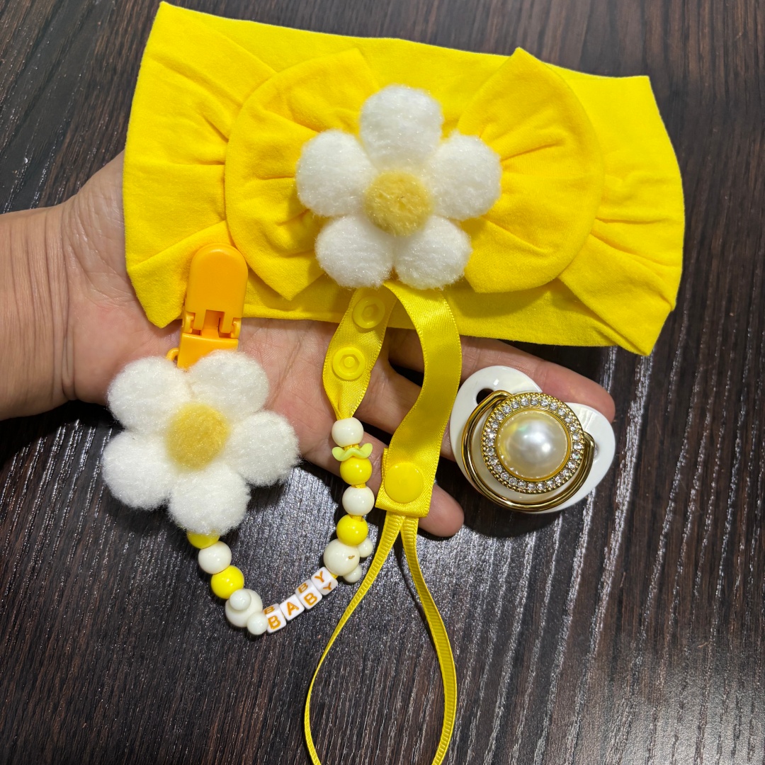 Baby Food Pacifier - Diadema para bebé con chupete de