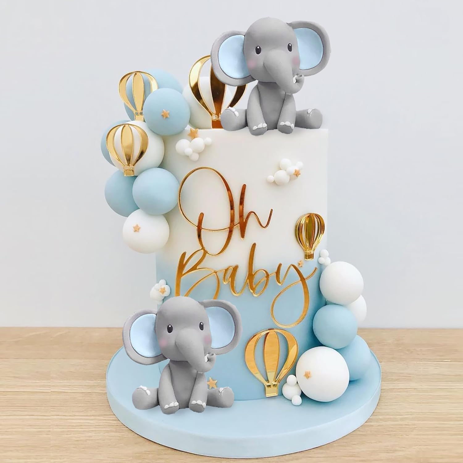Baby Food Mixer - Decoración de pastel de elefante, adorno