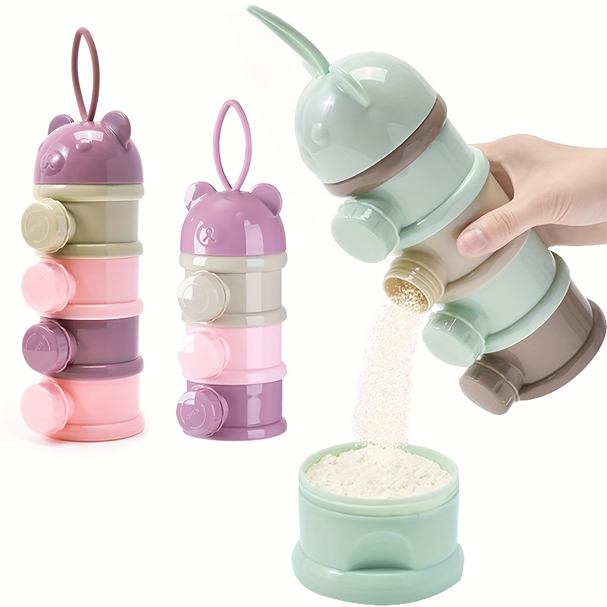 Baby Food Dispenser - Contenedor de leche en polvo para