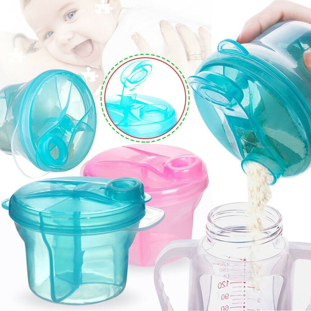 Baby Food Dispenser - Contenedor de fórmula de 3 dosis,