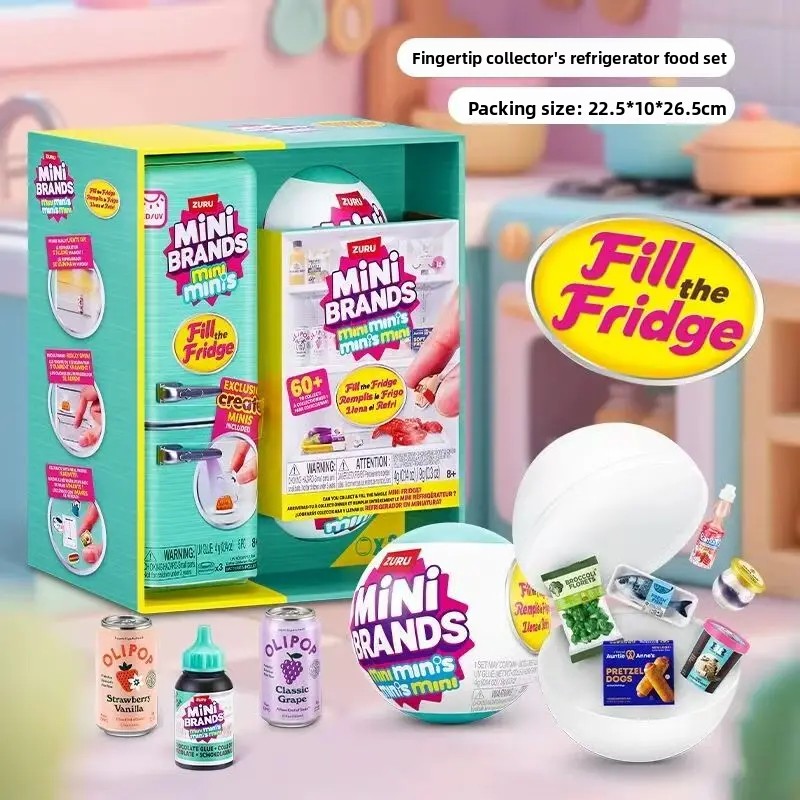 Baby Food Toy - Mini Brands Fill The Fridge, Caja