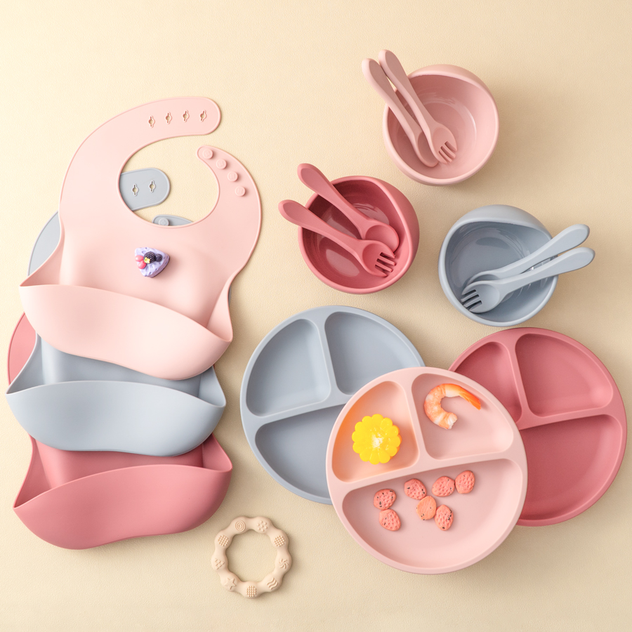 Baby Food Chopper - Juego de alimentación de silicona para