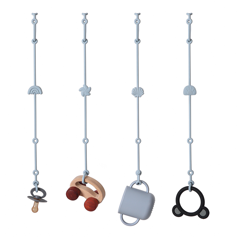 Baby Food Pacifier - Correas de juguete de silicona para