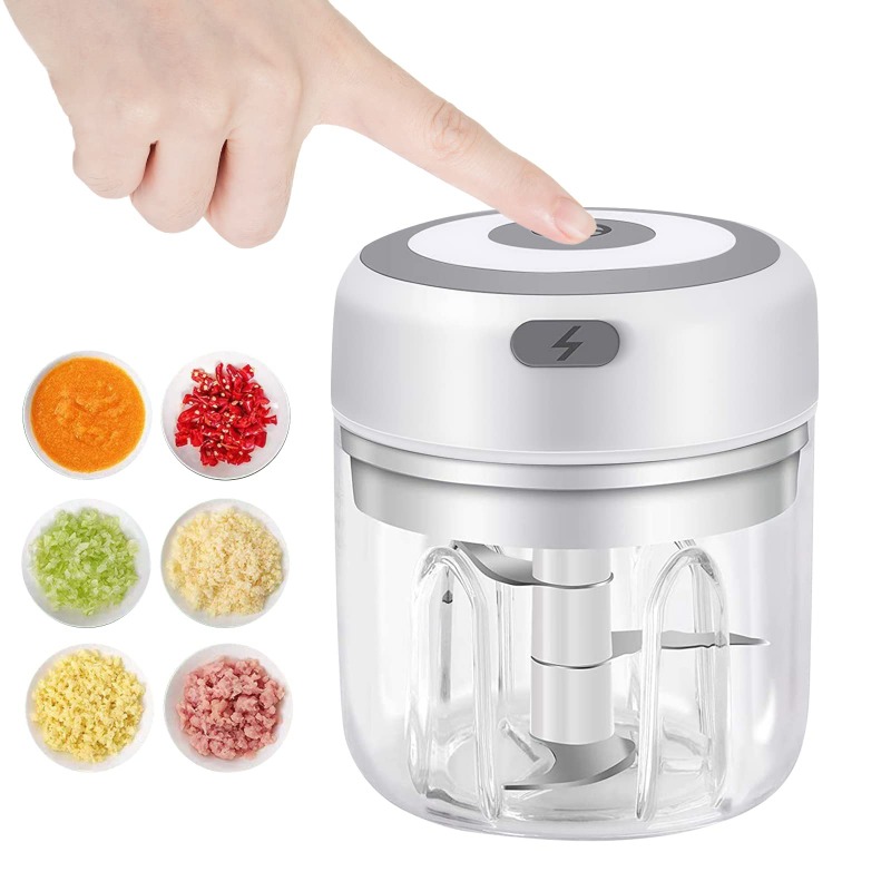 Baby Food Masher - Picadora de Ajo Eléctrica de 250