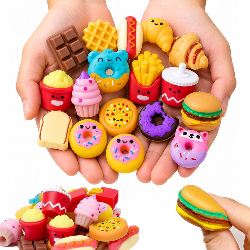 Baby Food Toy - 5/10/20/15 piezas de juguetes Mochi Squishy,