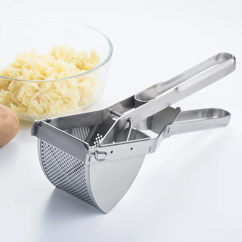Baby Food Masher - Exprimidor de patatas, aplastapatatas de acero
