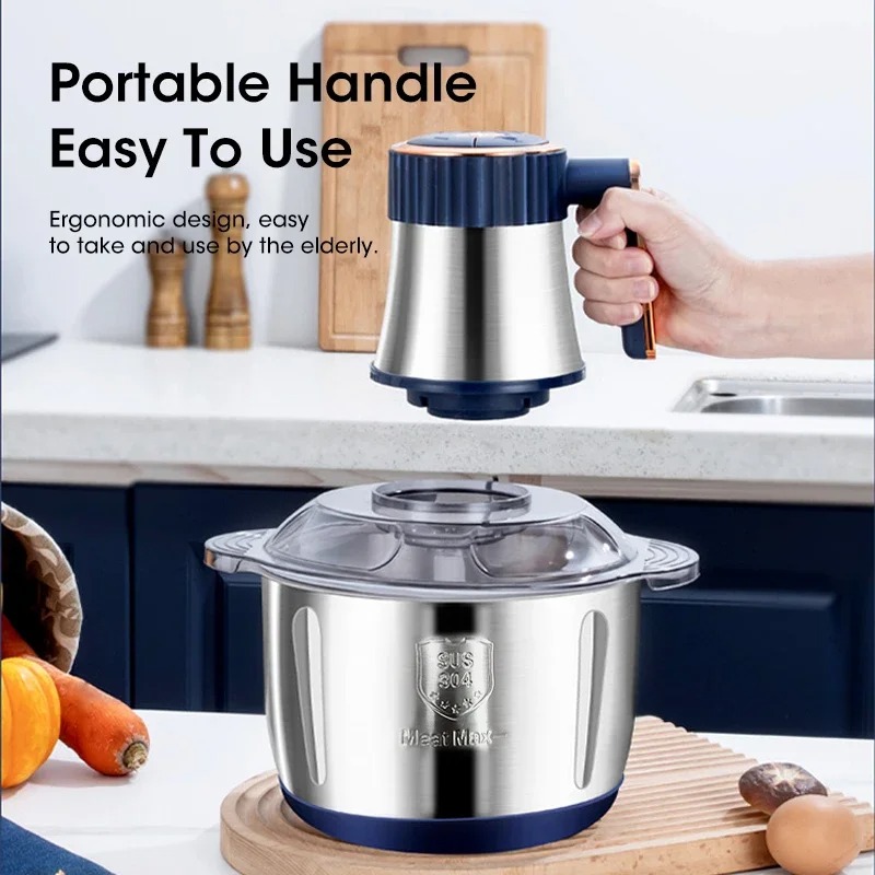 Baby Food Masher - Picadora de Carne Eléctrica de 5L,