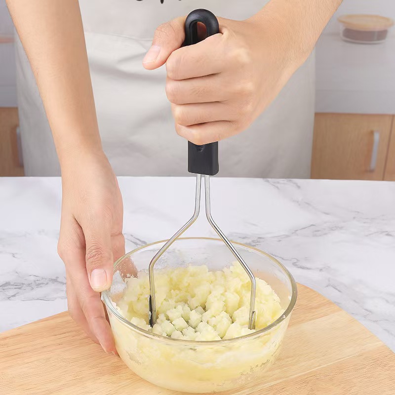 Baby Food Masher - Empujador de patatas de acero inoxidable