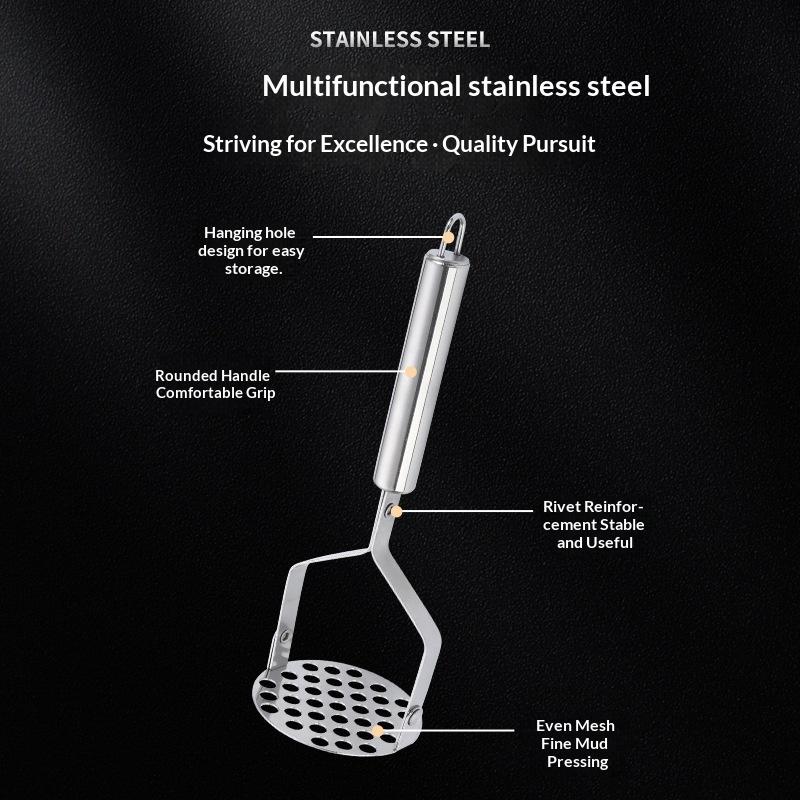 Triturador de patatas de acero - Baby Food Masher reseña y precio