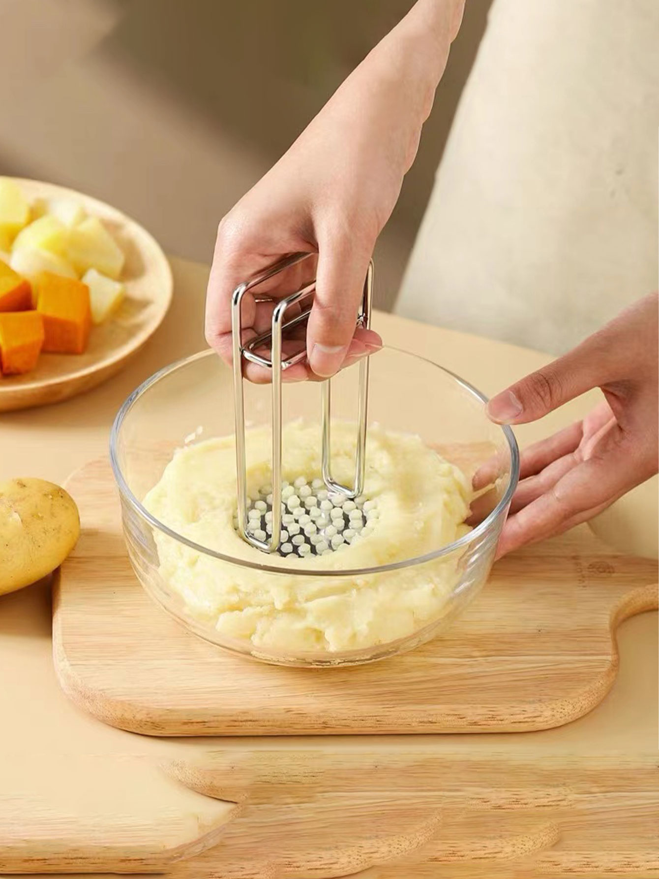 Aplastapatatas de acero inoxid - Baby Food Masher reseña y precio