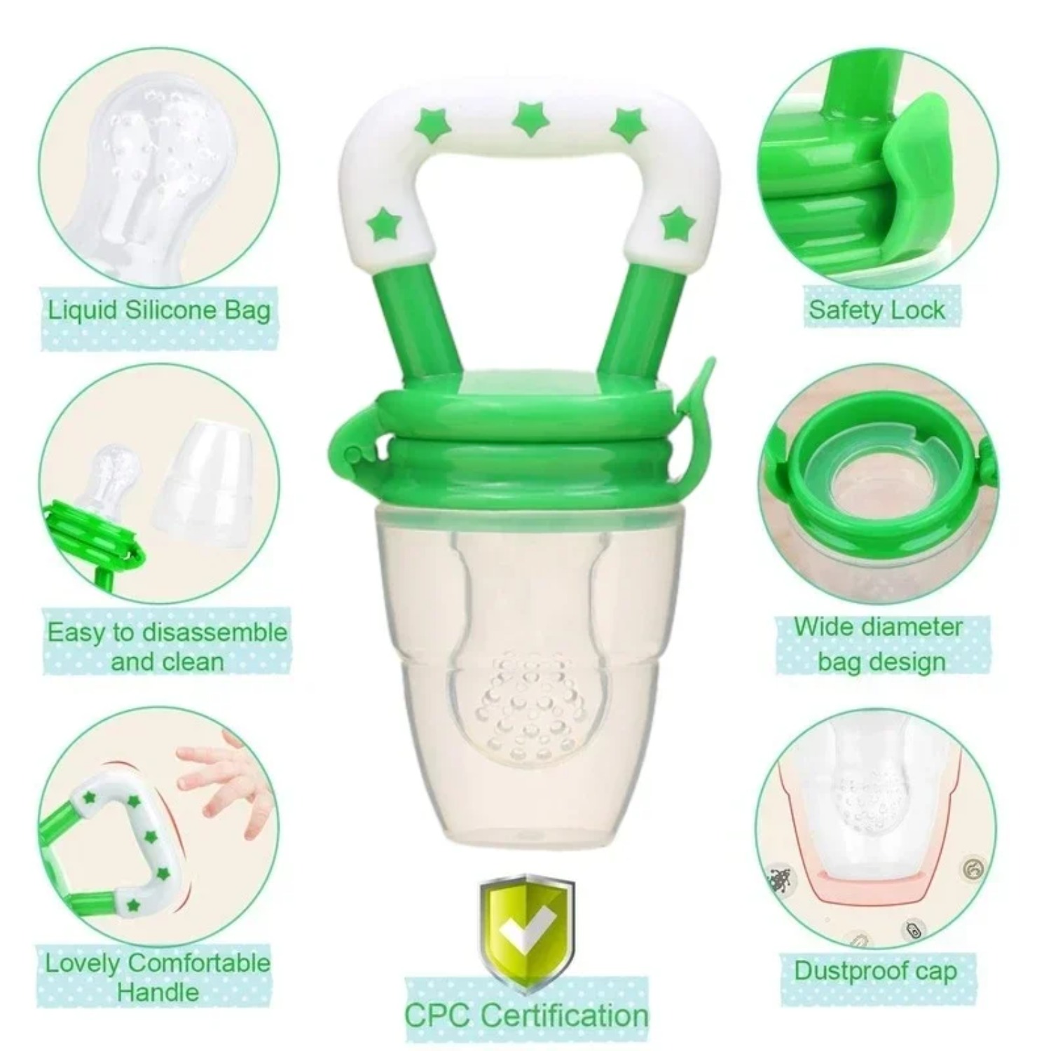 Alimentador/sucette de comida  - Baby Food Bites reseña y precio