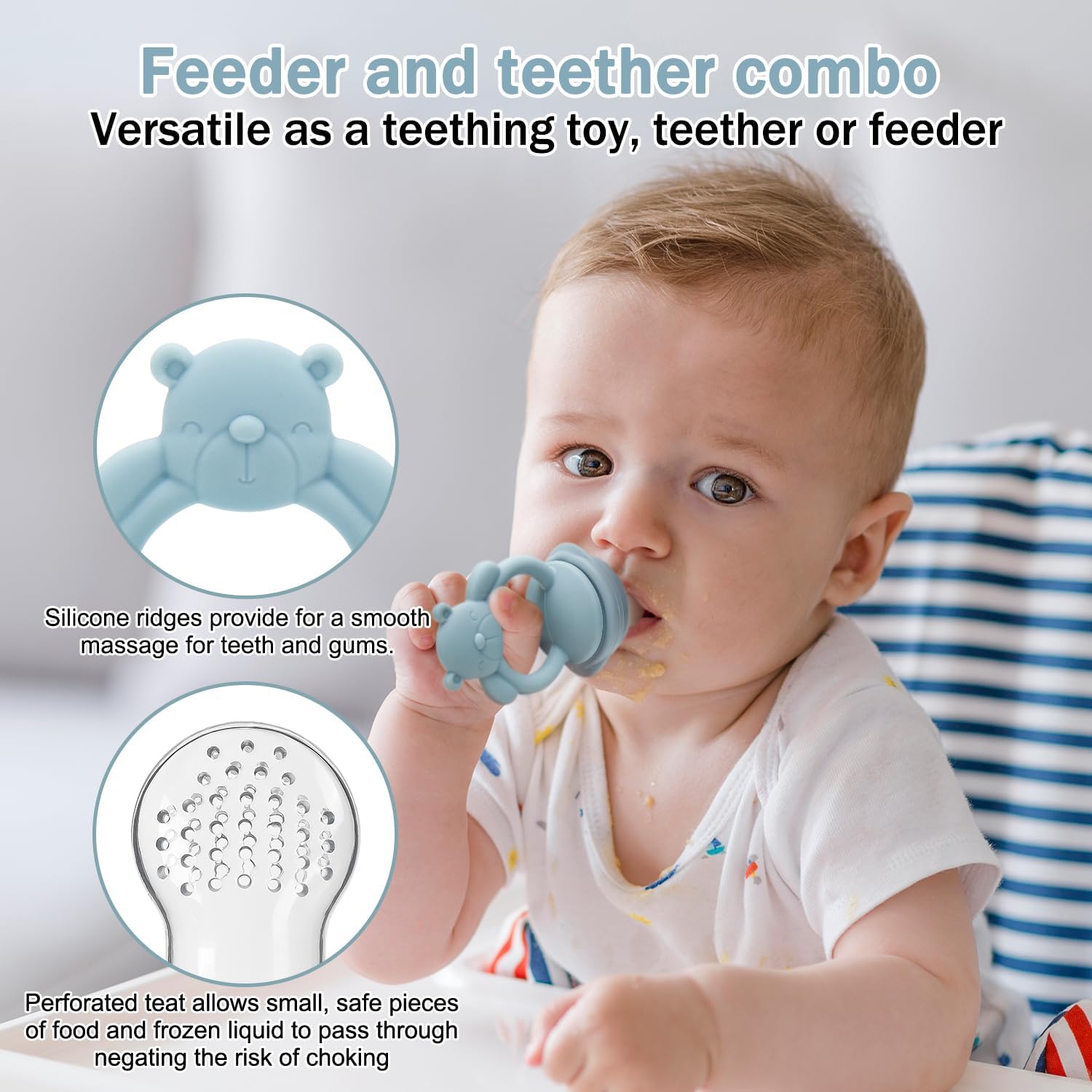 Chupete Alimentador de Frutas  - Baby Food Bites reseña y precio
