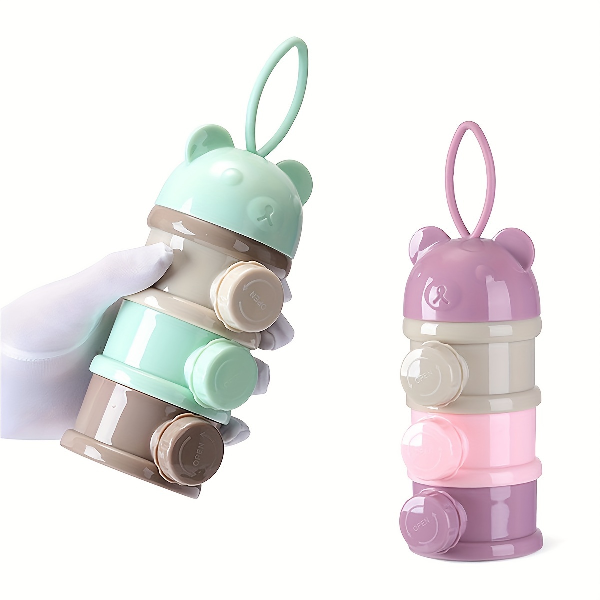 Contenedor de leche en polvo p - Baby Food Dispenser reseña y precio
