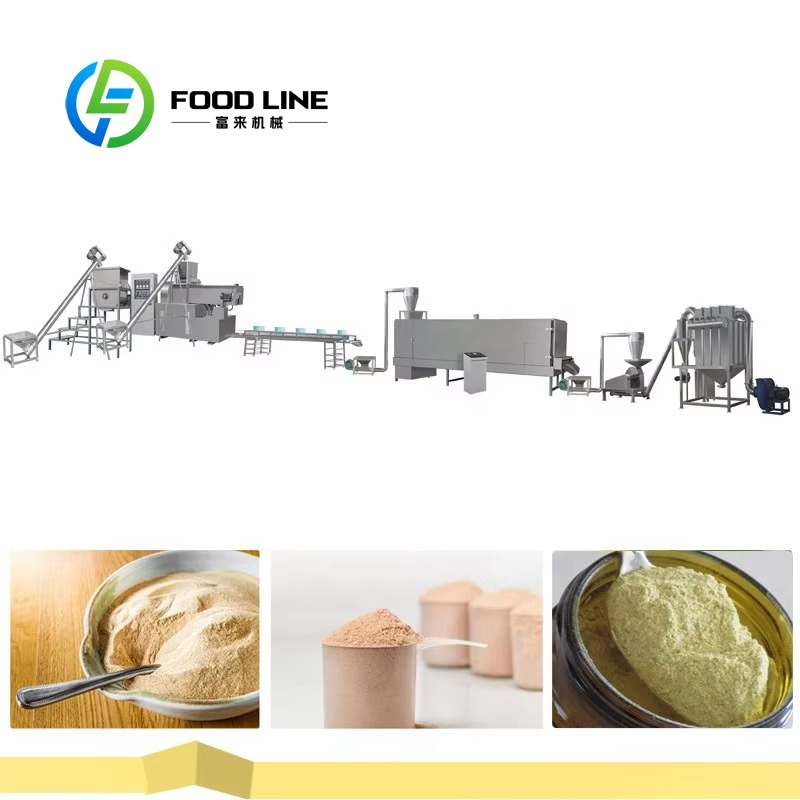 Línea de Producción de Extruso - Baby Food Instant reseña y precio