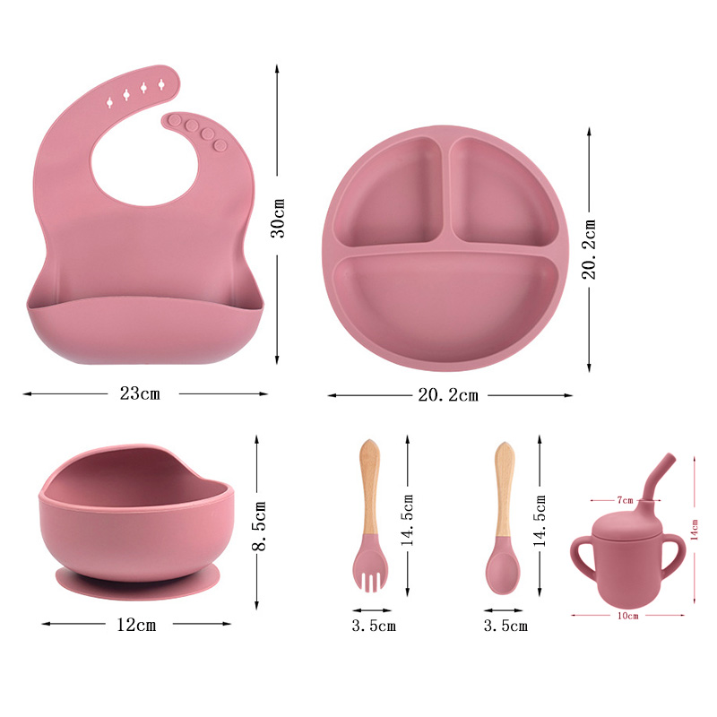 Juego de vajilla de silicona p - Baby Food Kids reseña y precio