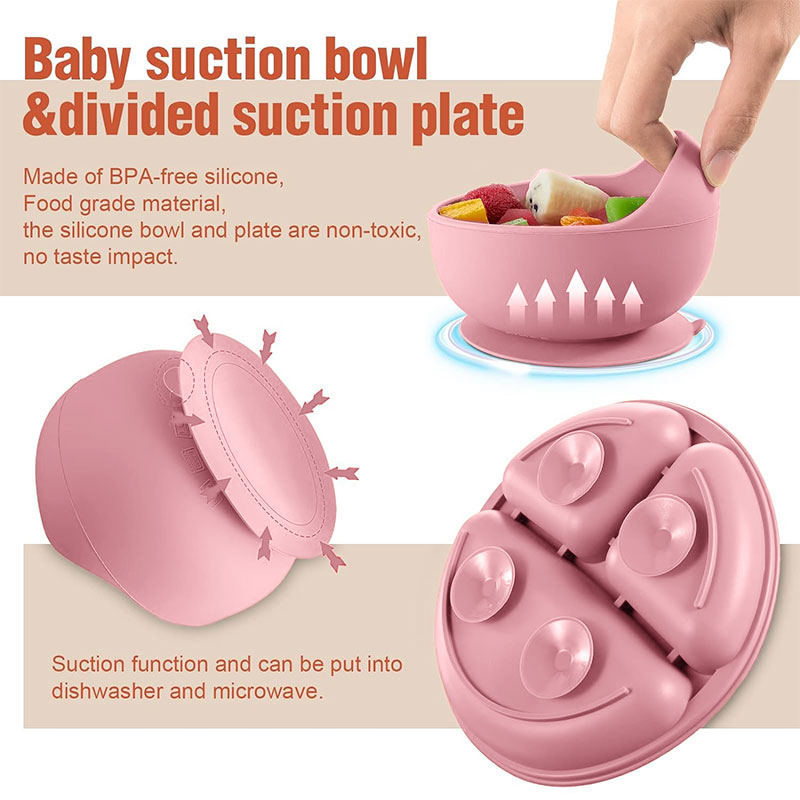 Juego de vajilla de silicona p - Baby Food Kids reseña y precio