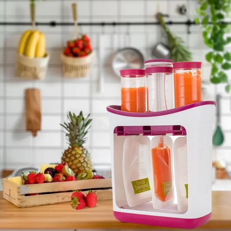 Exprimidor de puré Manual de p - Baby Food Dispenser reseña y precio