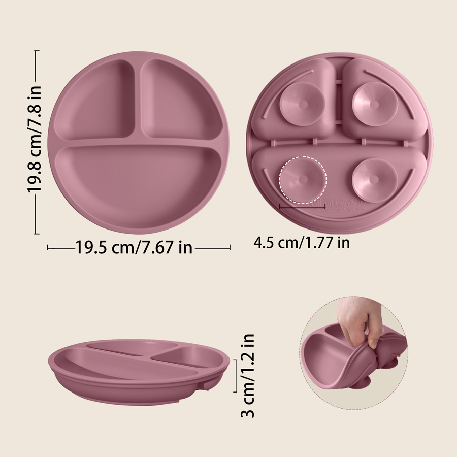 Plato de comedor de silicona c - Baby Food Chopper reseña y precio