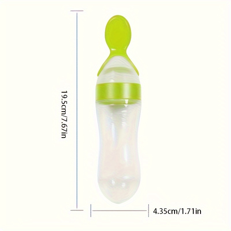 Biberón de silicona para alime - Baby Food Bites reseña y precio