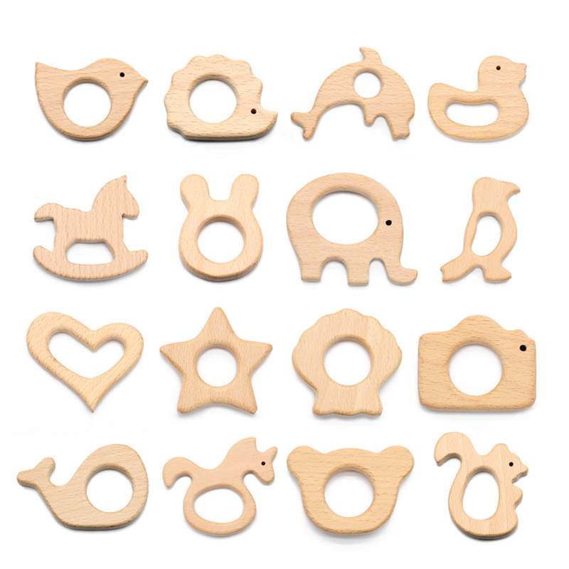 Mordedor de madera de haya Nat - Baby Food Toy reseña y precio