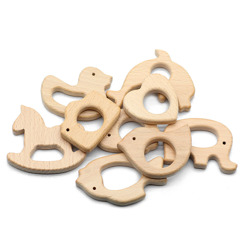 Mordedor de madera de haya Nat - Baby Food Toy reseña y precio