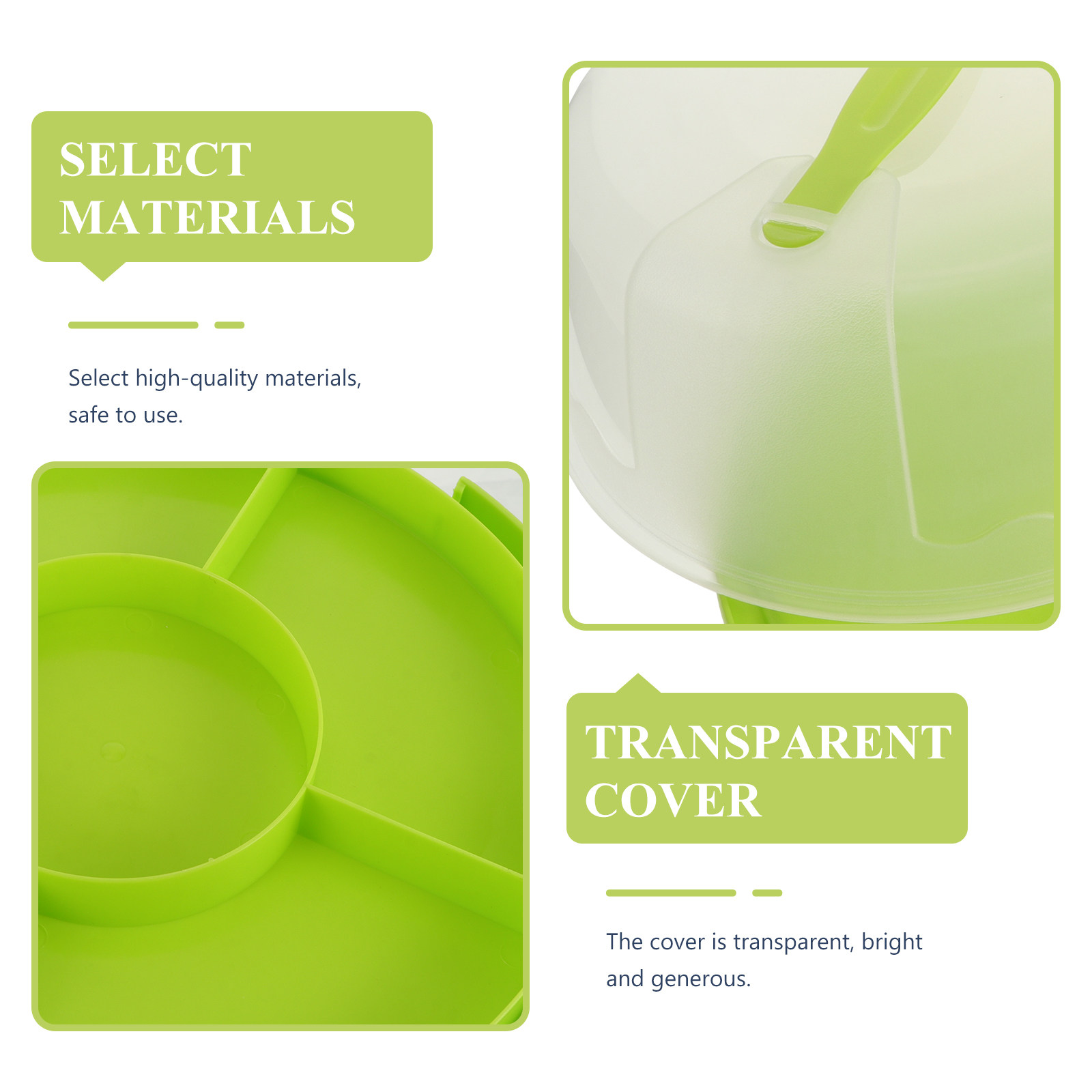 Caja Redonda Transparente de P - Baby Food Usa reseña y precio