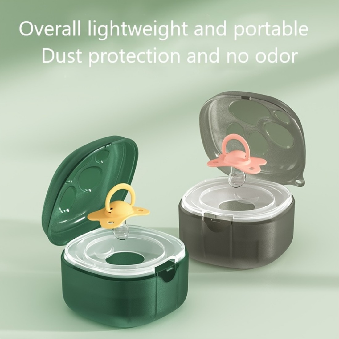 Caja de chupete de silicona de - Baby Food Pacifier reseña y precio
