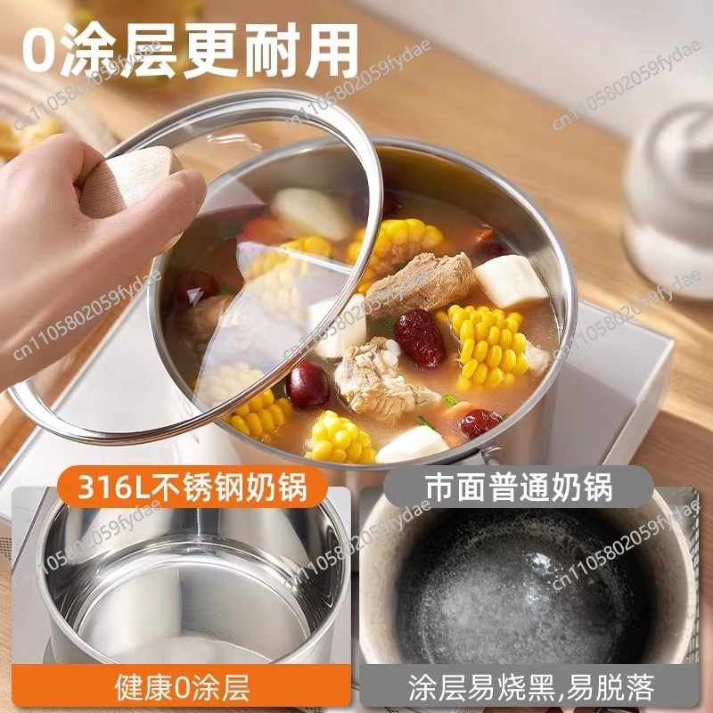 Olla para Leche de Acero Inoxi - Baby Food Instant reseña y precio