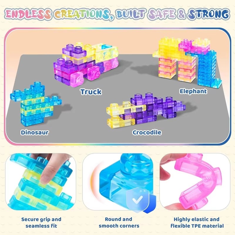 40 Bloques de Construcción Mág - Baby Food Toy reseña y precio