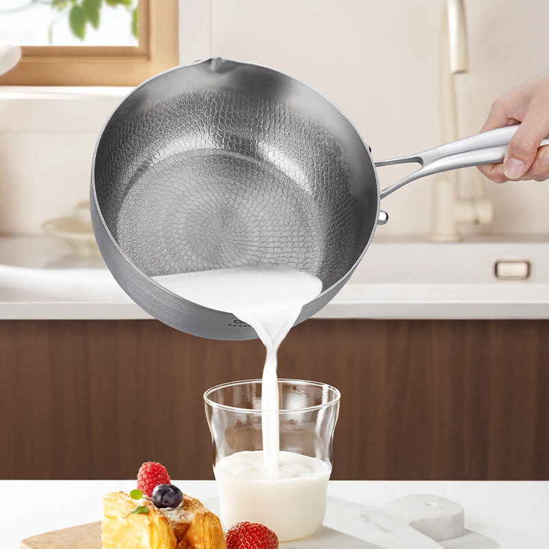 Olla plana de acero de titanio - Baby Food Instant reseña y precio